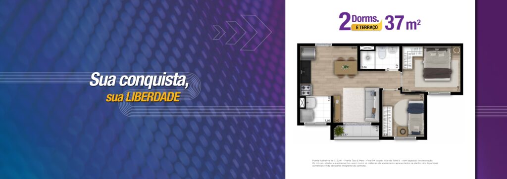 Condominio Free Liberdade 2 dorms.