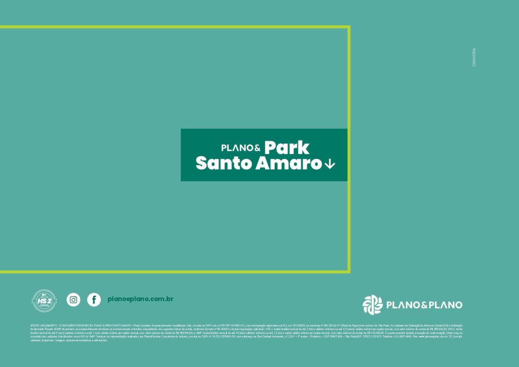 Condomínio Plano&Park Santo Amaro